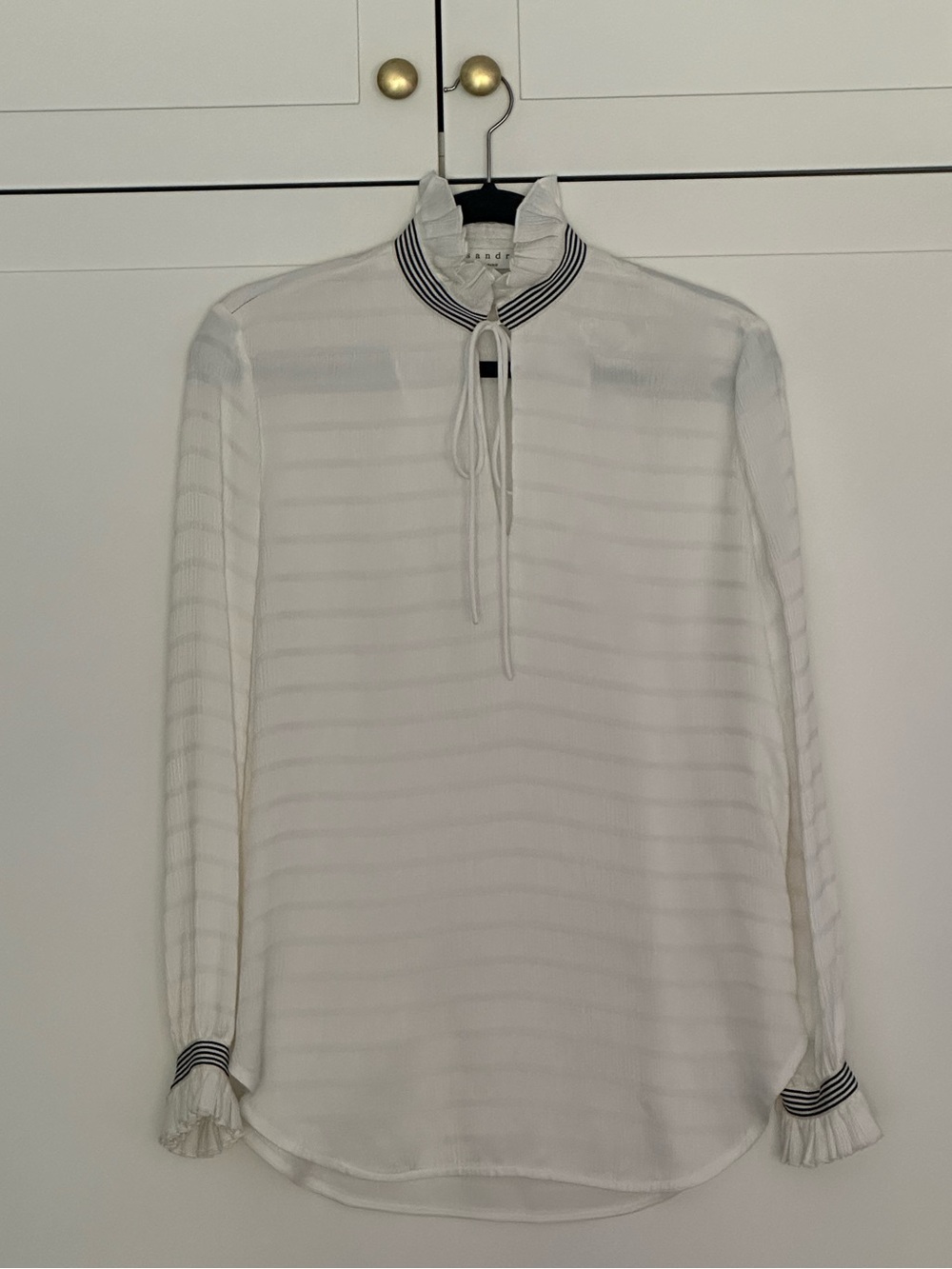 Sandro Silk Floaty Blouse - Size 6